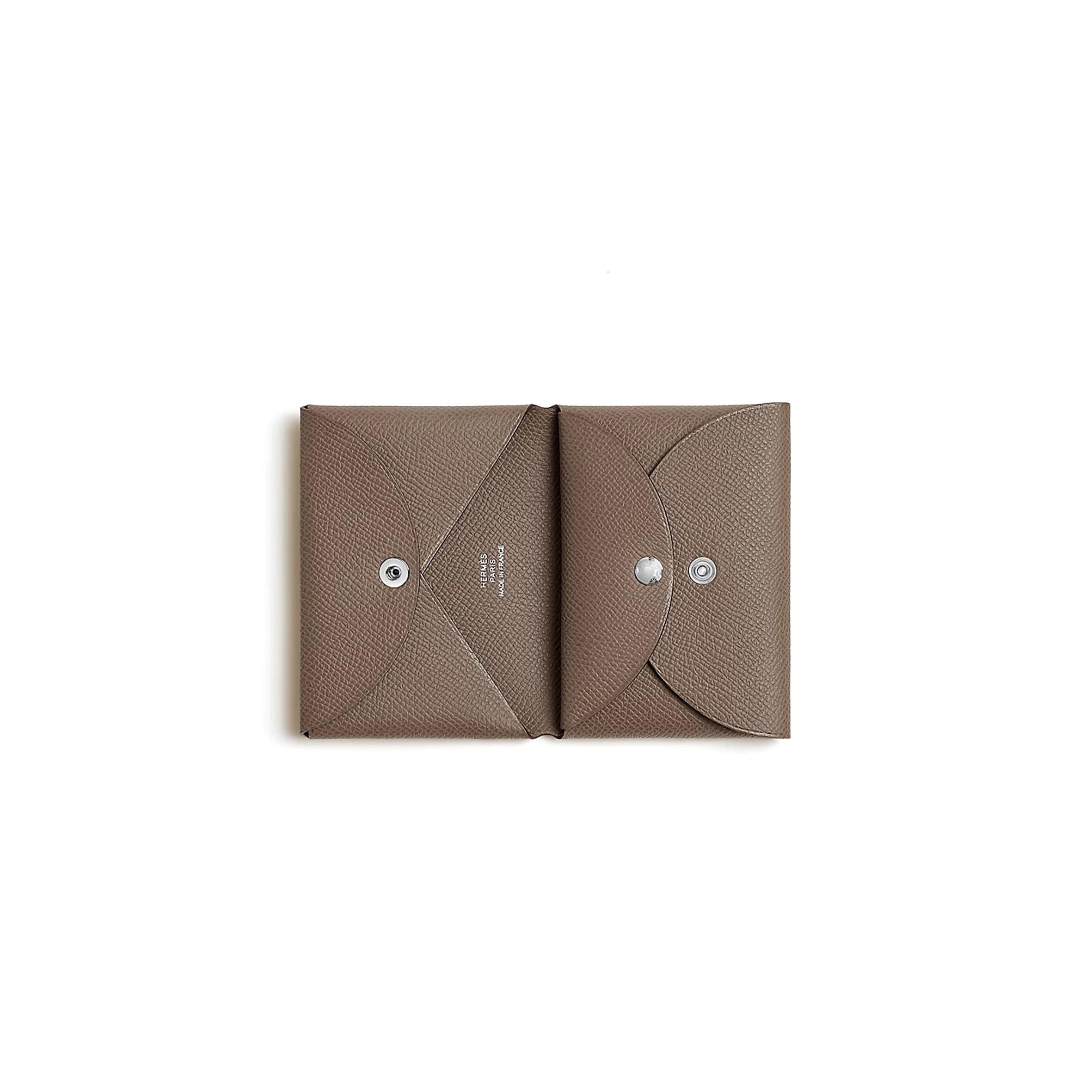 HERMES CALVI DUO COMPACT CARD HOLDER H083035CK18 (10.5*7*1.3cm) HERMES CALVI DUO COMPACT CARD HOLDER H083035CK18 (10.5*7*1.3cm)